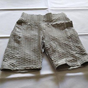 Womens High Waist Scrunch Yoga Shorts